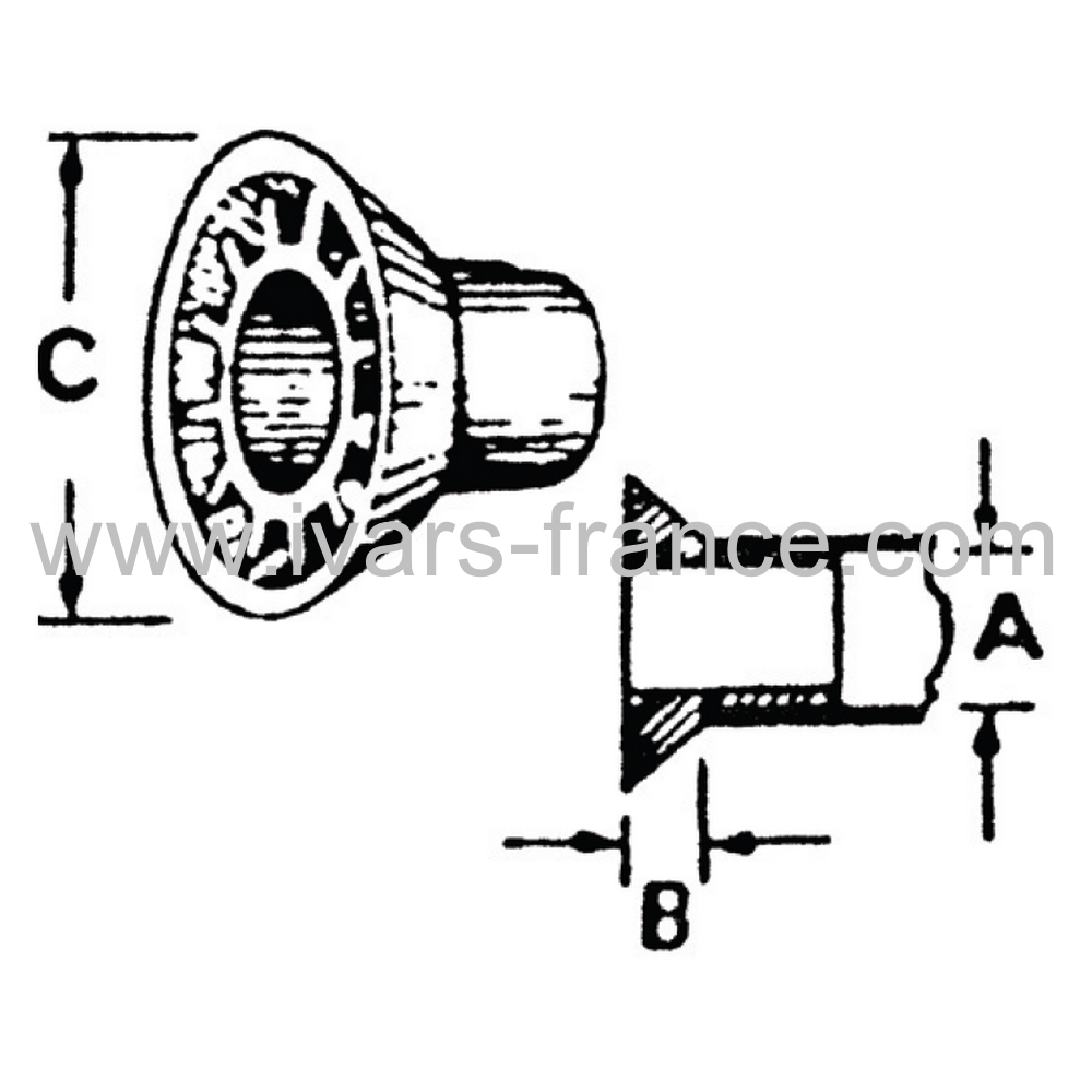 RPC - ARTICLES POUR LE FERRAILLAGE - Rosette pour coffrage